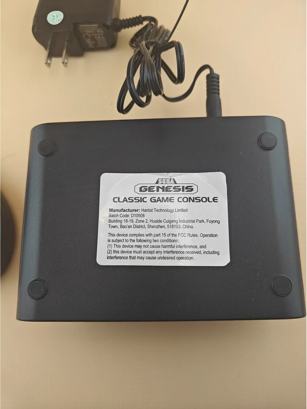 AtGames Sega Genesis Classic Console Tested With Wireless Controller Power Cord